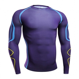 Custom Design <b>Compression</b> MMA Rash Guard Unisex BJJ Rashguard Sublimated Printed <b>Men</b> Rash Guards - Product Image 4