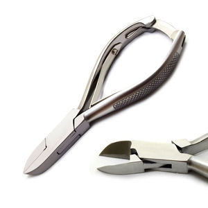 MEDSPO Podiatry Heavy Duty Stainless Steel Thick Ingrown <b>Toe</b> Nails Nipper Side Cutter Pattern Handle Straight - Product Image 4