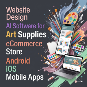 Software de IA para Diseño Web para Tiendas de Artículos de Arte en Línea, Plugin para WordPress y Shopify, Aplicaciones Móviles para Android e iOS, Software de IA para ERP y CRM - Product Image 1