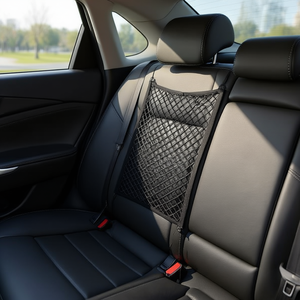 Filet de sécurité pour voiture Yommy Pet, 30x25cm, barrière en maille pour la protection des sièges arrière - Product Image 3