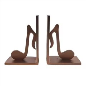 Handmade Metal <b>Bookends</b> Decorative Book Holder Non Slip Book Stopper Office Desk Shelf Organizer - Product Image 4
