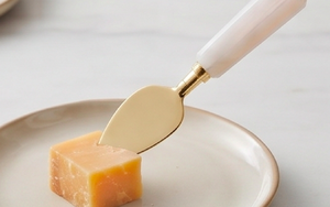 Modern <b>Cheese</b> <b>Knife</b> <b>Set</b> With Marble Handles Stainless Steel Blade Durable Kitchen Tools For Dining Use Tableware And Hotel Use - Product Image 5