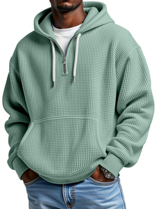 Sudaderas con Capucha Lisas Personalizadas, 100% Algodón Ecológico, Sudadera con Capucha al por Mayor para Hombre, Top Térmico de Invierno - Product Image 2
