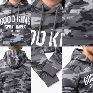 Conjunto Deportivo de Camuflaje para Hombre GOOD KING, Sudadera con Capucha, Pantalones Jogger, Manga Larga, Ropa Deportiva Informal para Otoño - Product Image 4