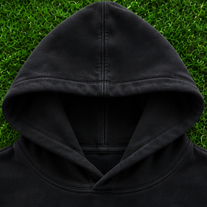 Sweat-shirt à capuche en molleton noir de qualité supérieure, couleur unie, manches régulières, vêtement d'hiver unisexe, logo personnalisé - Product Image 6