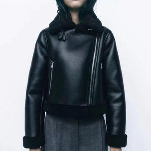 Wholesale Genuine Leather Jacket Cowhide Jacket Motorcycle Jacket Factory Direct Custom Logo Low MOQ - Product Image 4