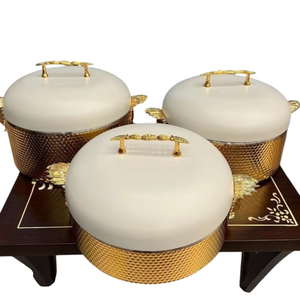 Luxury Handmade Indian Stainless Steel Hot Pots & Casseroles with Modern Design Dishwasher Safe 24 cm Diameter - Product Image 5