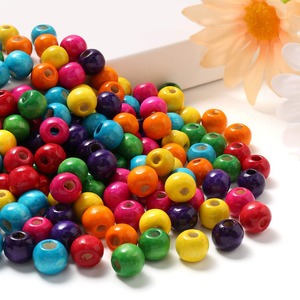 Cuentas Redondas de Madera de Uttar Pradesh, Certificadas por IGI, Cuentas Sueltas de Colores en Caja, Cuentas para Manualidades DIY de Faizacraft - Product Image 5