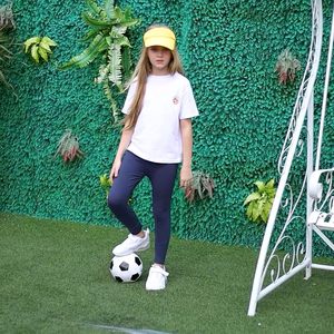 Leggings Deportivos para Niños, Cómodos, Tejidos con Spandex/Poliéster, Elásticos, Transpirables, Impermeables, de Secado Rápido, Cintura Elástica Suave, Ropa Casual para Jugar - Product Image 2