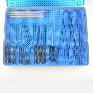 Sambrialmed International, 44 pièces, instruments de micro-chirurgie neurologique, ensemble complet, acier inoxydable allemand, Réf: SI-09-8765 CE - Product Image 2