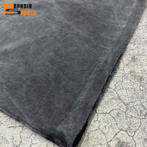 Camisetas de corte holgado con logo personalizado, 250 g/m², lavado ácido, estilo vintage, de alto gramaje, para hombre, venta al por mayor de fábrica - Product Image 3