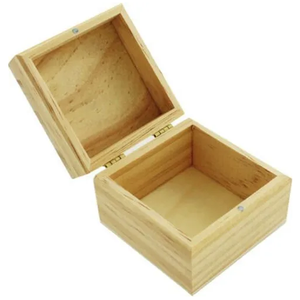 Square Wooden Boxes With Wood Finished High Standard Natural Wood Boxes For Home Storage And Organization - Product Image 1