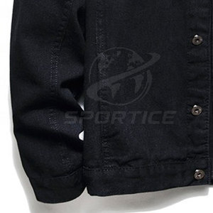 เสื้อแจ็คเก็ตยีนส์ผู้ชาย ผ้าฝ้าย 100% ไซส์ใหญ่ ระบายอากาศได้ดี เป็นมิตรกับสิ่งแวดล้อม เหมาะสำหรับกิจกรรมกลางแจ้ง มีโลโก้ด้านหน้า ขั้นต่ำในการสั่งซื้อน้อย - Product Image 4