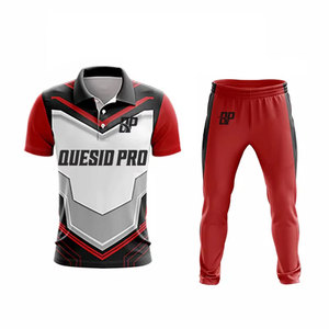Uniforme de Cricket de Alta Calidad, Ropa Deportiva Sublimada con Prensa de Calor, Nombre y Número, Atuendo Clásico, Conjunto de Uniforme de Cricket para Caballero - Product Image 3