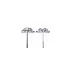 Boucles d'oreilles pendantes REYES en moissanite taille ronde 1,5 carat, certifiées GRA, en argent sterling 925, cadeau de mariage pour femme, en promotion - Product Image 6