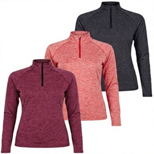 Custom <b>Half</b> <b>Zip</b> Loose Solid Color Fleece <b>Sweatshirt</b> <b>Women</b> Quarter <b>Zip</b> Oversized Drop Shoulder Pullover <b>half</b> <b>zip</b> <b>Sweatshirt</b> - Product Image 3