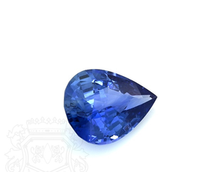 Zafiro Azul en Forma de Pera de Alta Claridad, Gema Suelta, Tamaños Personalizados para Diseño y Suministro de Joyería - Product Image 2