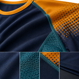 OEM Rashguard de compression à manches longues pour hommes, vêtements de sport pour la gym, avec logo et impression personnalisés - Product Image 5