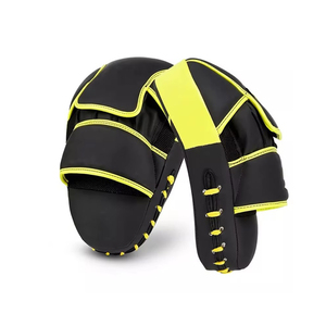 Mitaines de boxe en cuir PU personnalisées de haute qualité, nouveaux modèles, vente en gros, équipement d'entraînement respirant, pads de frappe pour arts martiaux - Product Image 3