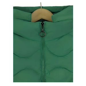 Gilet matelassé imperméable pour femme avec fermeture éclair, 100 % polyester, nouvelle mode, gilets matelassés d'hiver avec étiquette privée - Product Image 6