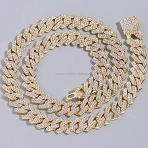 Fine <b>Islamic</b> Hiphop Rope Chain Necklace Custom 14k White Gold Plated Diamond Pendant Party Engagement IGI Certified <b>Gift</b> <b>Men</b> - Product Image 1