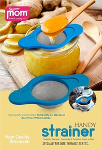Passoire pratique Anax en acier inoxydable 304 à mailles fines, réutilisable et lavable au lave-vaisselle, outil de cuisine pour ghee, thé, thymose - Product Image 4
