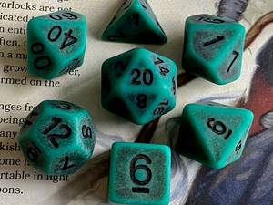 Natural Bone Polyhedral 7-Piece Eco-Friendly <b>Dice</b> <b>Set</b> Premium Handmade for RPG Tabletop Gaming Tradebyd - Product Image 1