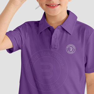 Chemises Polo de Golf de Haute Qualité pour Jeunes Garçons, Hauts de Sport à Col Flexible, Vêtements de Golf Junior, Respirants, Manches Courtes, Performance - Product Image 5
