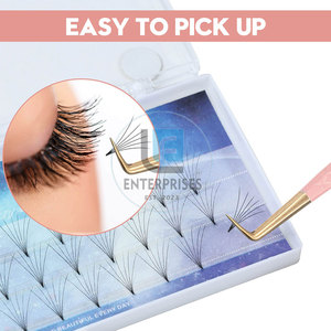 Pince à épiler professionnelle pour extensions de cils, en acier inoxydable, durable, prise parfaite, pointe fine, haute qualité - Product Image 5