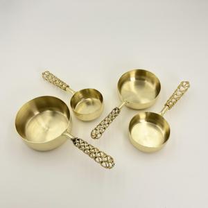 Juego de Tazas y Cucharas Medidoras de Acero Inoxidable, Apilables, Utensilios de Cocina para Cocinar y Hornear - Product Image 3