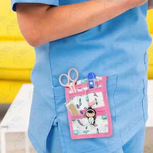 Apto Enterprises Pochette en nylon, sac banane médical, sac banane pour instruments chirurgicaux, sac banane pour infirmière, multi-compartiments - Product Image 6