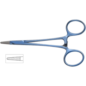 Portaagujas de Titanio Halsey de 5 Pulgadas con Punta de Diamante, Carburo de Tungsteno, para Microcirugía, Cirugía Plástica, Instrumento de Sutura de Vaslcare - Product Image 1