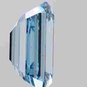 Diamante de Laboratorio Azul Intenso de Corte Esmeralda Excelente de 2.50 CT, VS1, Certificado IGI, Perforado con Láser, Piedra Suelta para Compromiso o Boda - Product Image 4