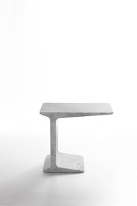 Hot Selling White Marble <b>C</b> Shape Sofa Side <b>Table</b> Luxury Modern Living Room Bedroom Accent <b>Table</b> Wholesale Export Quality Durable - Product Image 6