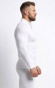 Customized Yoga Compression <b>Jackets</b> <b>Men</b> Quarter Zip Sportswear <b>Jacket</b> Gym Workout Training <b>Jacket</b> <b>Men</b> Compression <b>Pullover</b> - Product Image 5