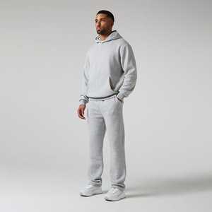 Último diseño, nuevo chándal elegante con logotipo personalizado para hombre, ropa deportiva, conjunto deportivo de dos piezas, chándal de lana lisa. - Product Image 1