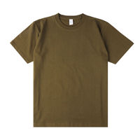 T-shirt vierge unisexe en coton épais 230 g/m² pour hommes, personnalisable avec logo, haute qualité, vente en gros