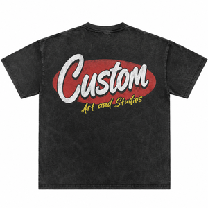 Ensemble T-shirt et short unisexe en coton épais 300 GSM, séchage rapide, sérigraphié avec logo personnalisé, style streetwear estival - Product Image 2