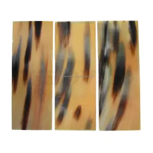 Plaques en corne de buffle de haute qualité, écologiques, à prix économique, polies, sculptées, décorations de cadres optiques, artisanat naturel - Product Image 1