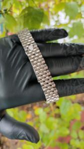 Nouvelle Montre Homme à Quartz Style Hip-Hop avec Grand Cadran Coloré, Strass Intégrés, Calendrier, en Alliage et Verre – Bijou Tendance Idéal pour Cadeau - Product Image 4