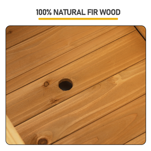 Fioriera Rialzata con Tettoia e Fori di Drenaggio, Contenitore Verticale per Piante Rampicanti, Vaso per Fiori - Product Image 3