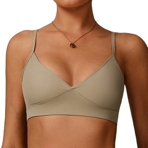 Adjustable Backless Seamless High Support Four-Way Stretch Sports Bra Sets Women Summer Outdoor Yoga Fitness Running Quick Front - Product Image 3