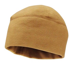 Nuevos sombreros de invierno de dos tonos Unisex con forro de piel para hombres y mujeres, gorro cálido a la moda, gorros informales de punto de invierno - Product Image 1
