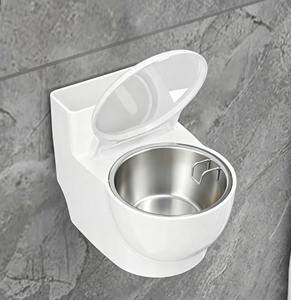 Cenicero de Pared Clásico sin Humo, con Interior Extraíble de Acero Inoxidable de 8 cm, Multifuncional, para Hogar y Hotel - Product Image 2