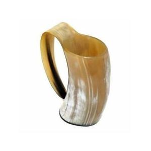Taza de Beber de Cuerno Natural Hecha a Mano, Ecológica y Personalizada, con Posavasos Modernos de Resina, para Hotel, Hogar, Bar, Fiestas, Regalos Navideños - Product Image 1