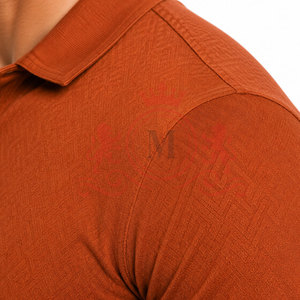 Hot Sale Rust <b>Orange</b> <b>Polo</b> Shirt Premium Finish Soft Breathable Fabric Comfortable Short Sleeve Daily Casual Wear - Product Image 6
