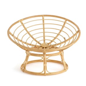 <b>Cane</b> wood furniture eco friendly rattan patio papasan swivel <b>chair</b> set handcrafted egg <b>chairs</b> - Product Image 5