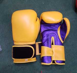 Gants de boxe professionnels en cuir PU, fermeture auto-agrippante, personnalisables, légers – Vente en gros directe usine - Product Image 5