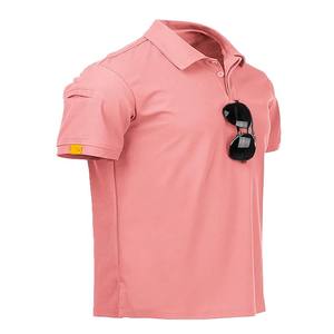 Camisas Polo Personalizadas al por Mayor con Logotipo para Hombre, Color Sólido, Bordado, Manga Corta, Estilo Moderno - Product Image 4