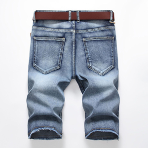 Nueva Colección de Ropa Urbana al por Mayor, Pantalones Cortos de Mezclilla de Alta Calidad para Hombre, Personalizados, Casuales - Product Image 3